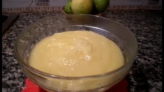 Créme au citron son oeufs مطبخ سعيدة  كريمة الليمون بدون بيض [upl. by Lednahs]