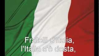 Inno nazionale  Inno di Mameli  Fratelli dItalia con testo with lyrics [upl. by Klump463]