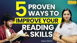 CLAT 2025  5 Proven Ways to Improve Your Reading Skills  How to Improve Reading Skills For CLAT [upl. by Fawnia]