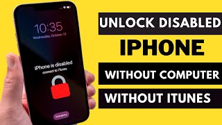 iPhone is Disabled Connect To iTunes how to unlock 2022 [upl. by Peterson]