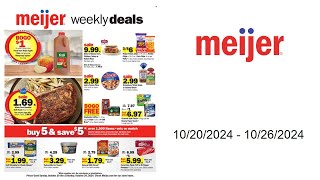 Meijer Weekly Ad US  10202024  10262024 [upl. by Zetana]