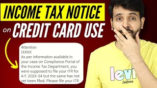 Income Tax Notice on Credit Card Use  DO THIS NOW ⚠️⚠️⚠️⚠️ [upl. by Ile]