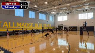 Kimpton 8th Grade Volleyball vs Tallmadge  91924 [upl. by Jahn]