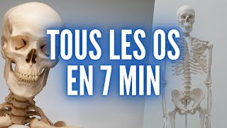 TOUS LES OS DU CORPS HUMAIN EN 7 MIN [upl. by Anastassia527]