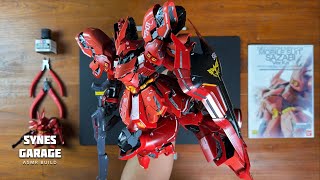 Sazabi “Ver Ka” Master Grade 1100  ASMR BUILD  Bandai [upl. by Otero]