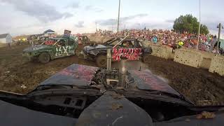 98 ONBOARD CLINTON CO FAIR DEMOLITION DERBY [upl. by Onabru351]