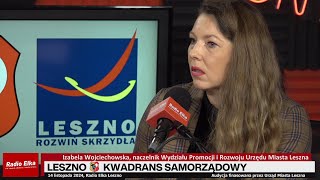 Leszno Kwadrans Samorządowy  Izabela Wojciechowska naczelnik Wydziału Promocji i Rozwoju [upl. by Yousuf]