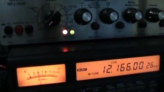 Shortwave Spy numbers station E07 4th May 2016 [upl. by Talbert338]