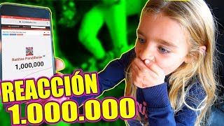 REACCIÓN 1000000 DE SUSCRIPTORES EN YOUTUBE ItarteVlogs [upl. by Akerue581]