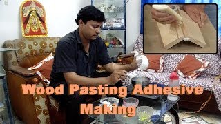 Wood pasting adhesive making processWood pasting adhesive Wood working basics glue [upl. by Adnuhsor408]