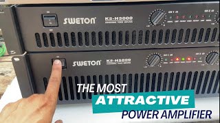 SWETON K2H3000 Power Amplifier  Coolest Power Amplifiers 2024  Sweton K2 Series [upl. by Iramohs863]