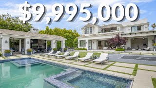 Inside an Entertainers 9995000 Dream Mansion With an Insane ROOFTOP Terrace  Encino Mansion Tour [upl. by Nadabb]