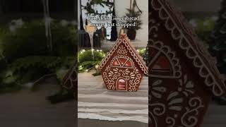 Pottery Barn dupe for less aldifinds christmasseason gingerbreadhouse aldiusa [upl. by Ellora525]