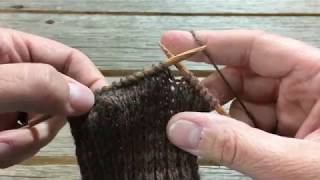 Basic Sock Tutorial Part 2  The Heel Flap and Turn [upl. by Akirea]