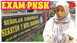 AKU PERGI EXAM PEPERIKSAAN PKSK DAN PSRA KAT SEKOLAH LAIN 😰 [upl. by Anirbac]