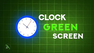 clock green screen animation [upl. by Kind]