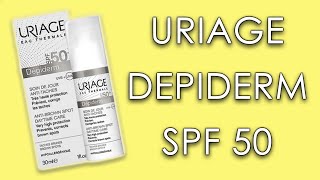 URIAGE DEPIDERM SPF 50  skin test short review amp INCI ingredients [upl. by Indihar]