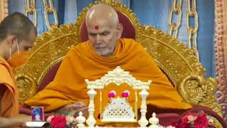 Mahant Swami Maharaj Puja darshan live 882024 [upl. by Endora]