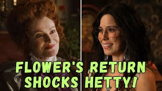 Ghosts Rebecca Wisocky Teases Flower’s Return and Its Surprising Connection to Hetty [upl. by Asil]