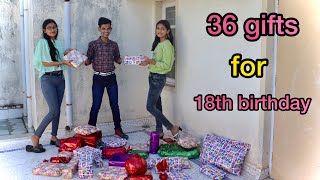 36 gifts for 18th birthday  Aman ke birthday gifts [upl. by Eddy798]