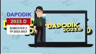 INSTAL DAN DOWNLOAD PACTH DAPODIK VERSI 2023D SEMESTER 2 TP 202223 [upl. by Ytinav]