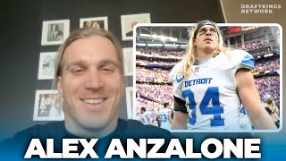 Alex Anzalone Interview Detroit Lions Linebacker [upl. by Bravin]