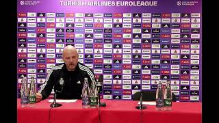 Euroleague  Live  PostGame Press Conference  AS Monaco Roca Team  Fenerbahce Istanbul [upl. by Aryad]