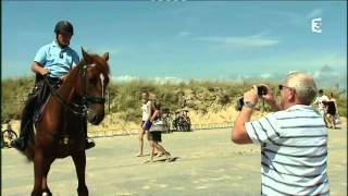 Erdeven 56  la garde républicaine surveille les plages France 3 Bretagne [upl. by Anneehs]