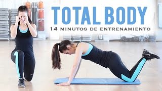 TOTAL BODY TONIFICA TU CUERPO  Ideal para principiantes 14 minutos [upl. by Najed]