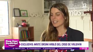 Maite Orsini sobre caso Valdivia quotPor respeto a las víctimas no voy a hablarquot  Hay Que Decirlo [upl. by Etnuaed]