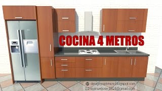 Construyendo Cocina de 4 Metros [upl. by Corabel]