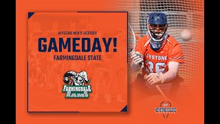 Mens Lacrosse vs Farmingdale State  April 4 2023  KC Giants Full Game Replay [upl. by Iruahs]