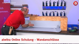 alwitra Online Schulung  10  Erstellung von Wandanschlüssen SogehtFlachdach [upl. by Eyks]