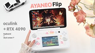 ✨Unboxing the Cutest Nintendo DSStyle DualScreen PC  4090 eGPU 🌟 Ayaneo Flip DS KB Gameplay 🎮 [upl. by Atiseret824]