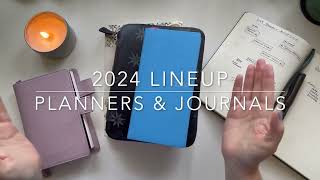 2024 Planner Lineup  Hobonichi A6 Planner amp Weeks B6 Common Planner TRC Leuchtturm 1917 [upl. by Anikes]