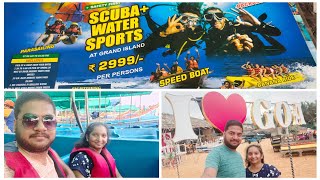 Goa Vlogs  Day 2 Part 1 in Goa  Calangute Beach Sunrise  Water Sports [upl. by Hana]