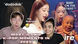 The Most Iconic Kpop Moments in 2023  Reaction  Most Iconic Year Yet [upl. by Phox]