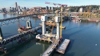 Pattullo Bridge Surrey Canada  ULMA Construction en [upl. by Ennaed]