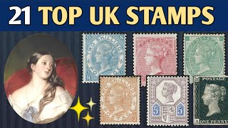 Most Expensive Stamps UK  Queen Victoria  Rare British Stamps Worth Lot of Money [upl. by Fabron]