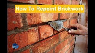 How To Repoint Old Brickwork  The Easy Way With No Experience [upl. by Annav]