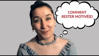 CRFPA COMMENT RESTER MOTIVÉE [upl. by Sterner]