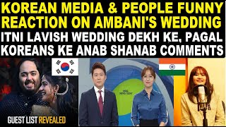 South Korean Media amp People Became Crazy After Knowing about Anant Ambanis Pre Wedding Ceremony [upl. by Mullac]