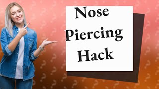 How can I hide my nose piercing hole [upl. by Caraviello]