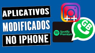 Apps Modificados Para iOS  Whatsapp e Instagram Modificado Para iphone [upl. by Ahdar531]