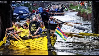 Grachtenrace Amsterdam 2022  Alle beelden 4k  Bijna alle teams  Sloeproeien [upl. by Brechtel]