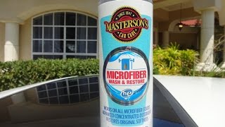 Mastersons Microfiber Wash and Restore Test and Review [upl. by Aissej]