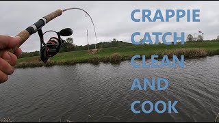 Crappie catch clean and cook [upl. by Riatsala]