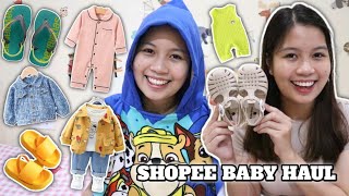 Shopee Baby Haul Php49 Ternos Sandals Denim Jacket amp many more 🧑💸  Jam V [upl. by Hedaza251]