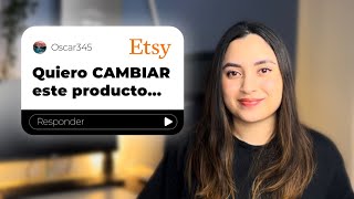 Como manejar RETORNOS  CAMBIOS Y CANCELACIONES en Etsy para Print On Demand [upl. by Aerdnuahs]