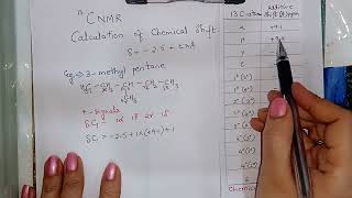 C13NMR calculation of chemical shifts chemistry msc [upl. by Ashlan86]